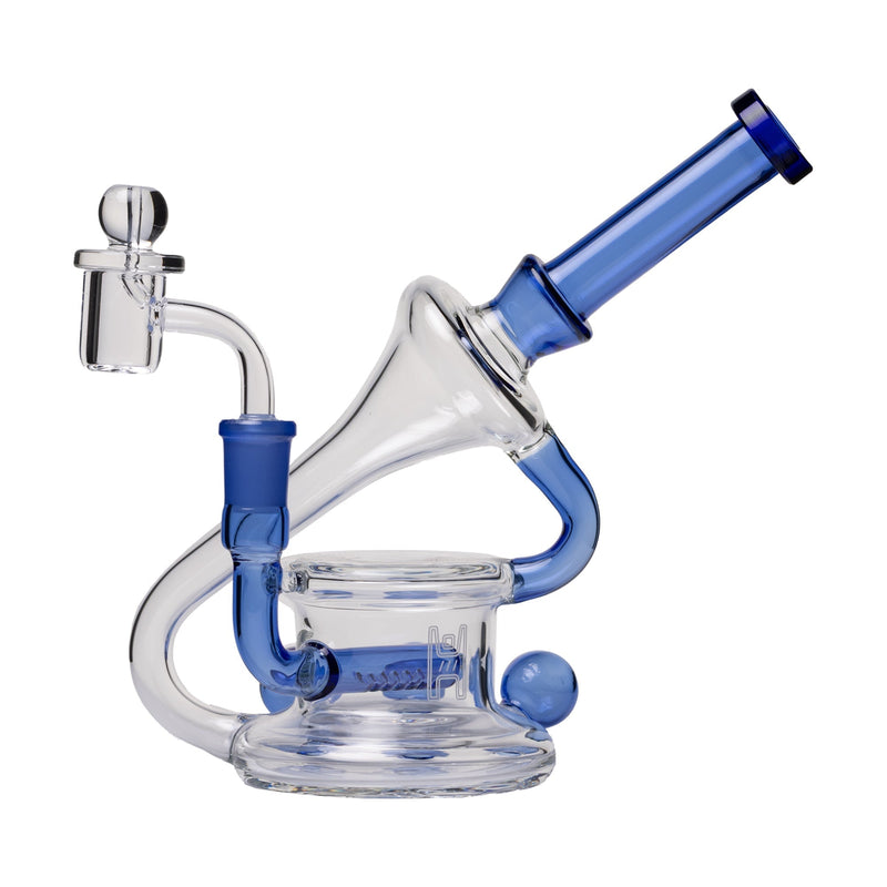 Dab Rig Recycler de 7.5" con Triple Marble en Vidrio