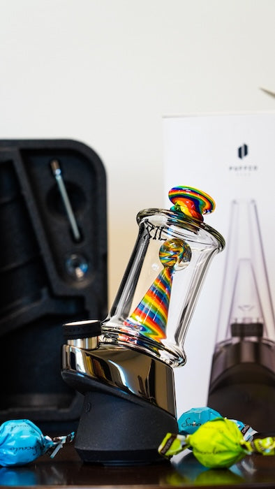 MK Glass Candyland Wigwag Glass Top para Puffco E-Rig