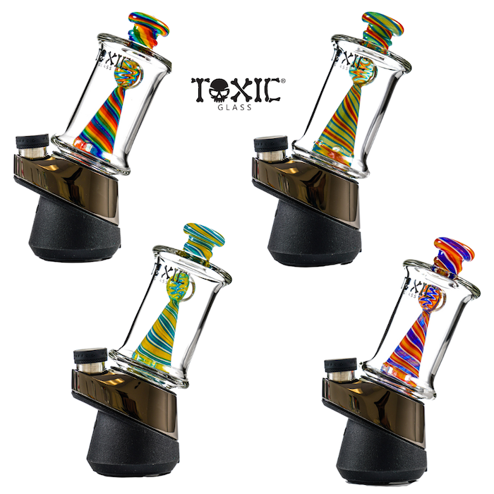 MK Glass Candyland Wigwag Glass Top para Puffco E-Rig