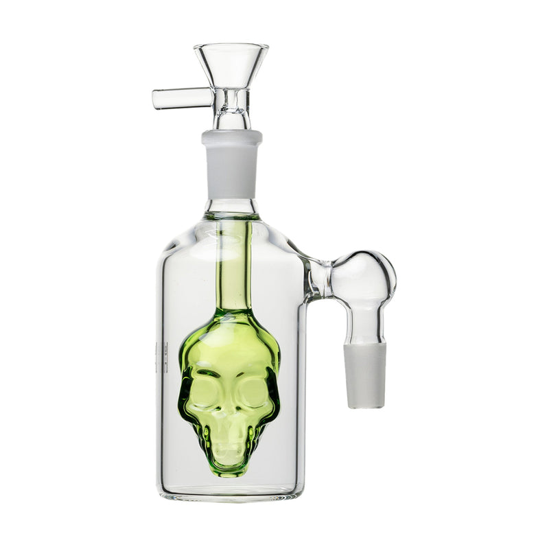 Ash Catcher Skull Perc de Vidrio Human Grade para Bong