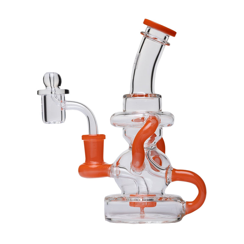 Dab Rig Recycler Stubby Klein de 7.5" en Vidrio