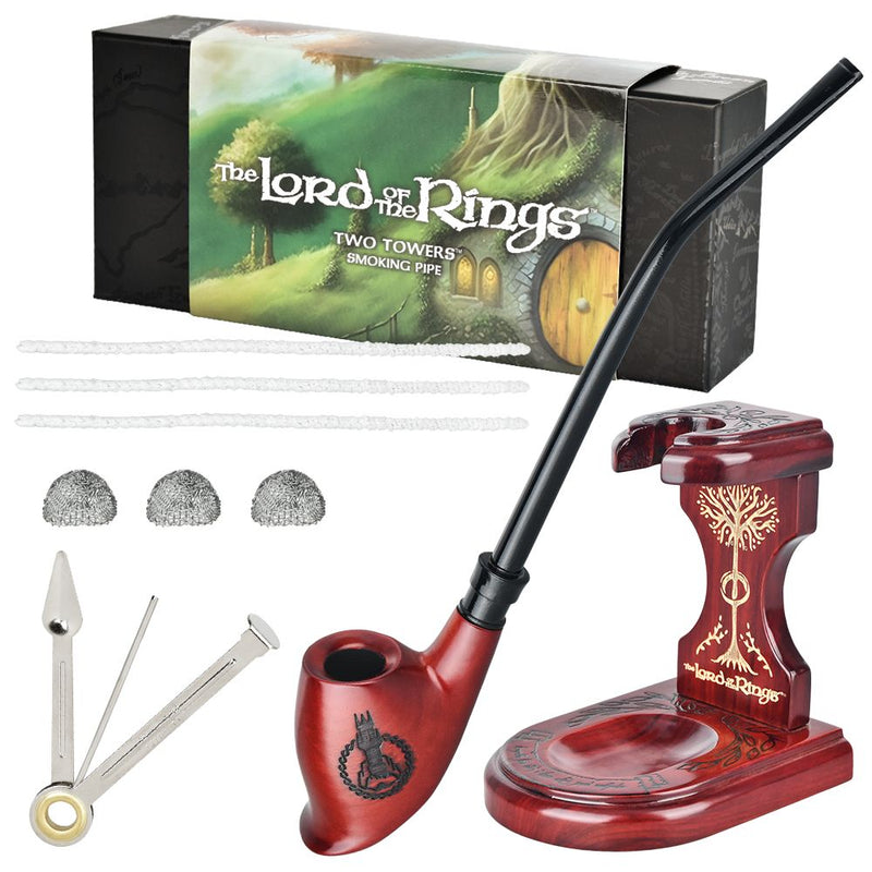 Pipa Gandalf Lord of the Rings Two Towers con Base