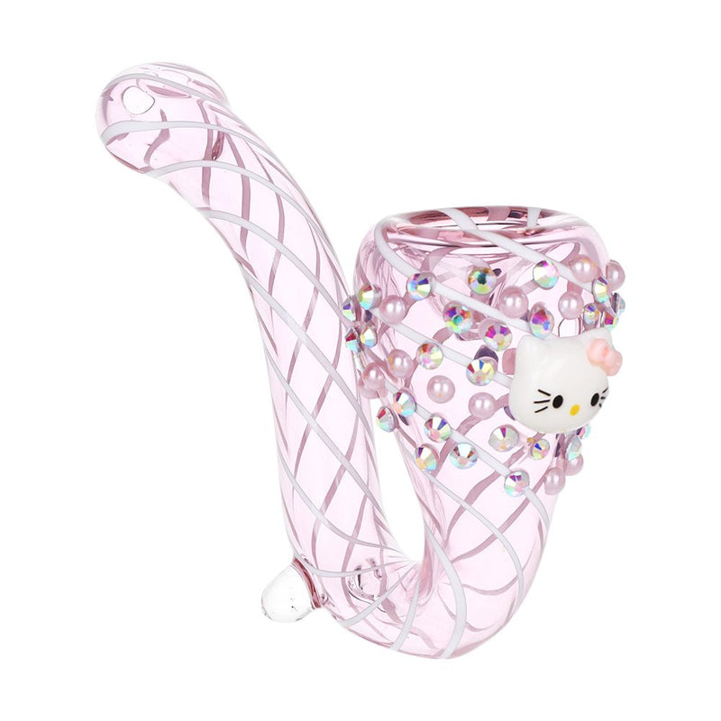 Pipa Sherlock Kitty de Vidrio 5.25" - Pipa de Mano
