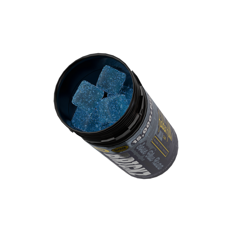Brickz Sour Blue Razz | Heady Blend | 15000mg Edibles