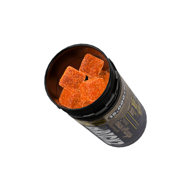 Brickz Sour Mango | Heady Blend | 15000mg Edibles