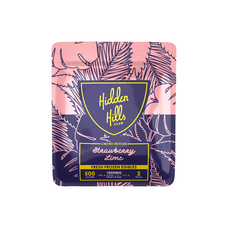 Strawberry Lime | Heady Blend | 1000mg Edibles
