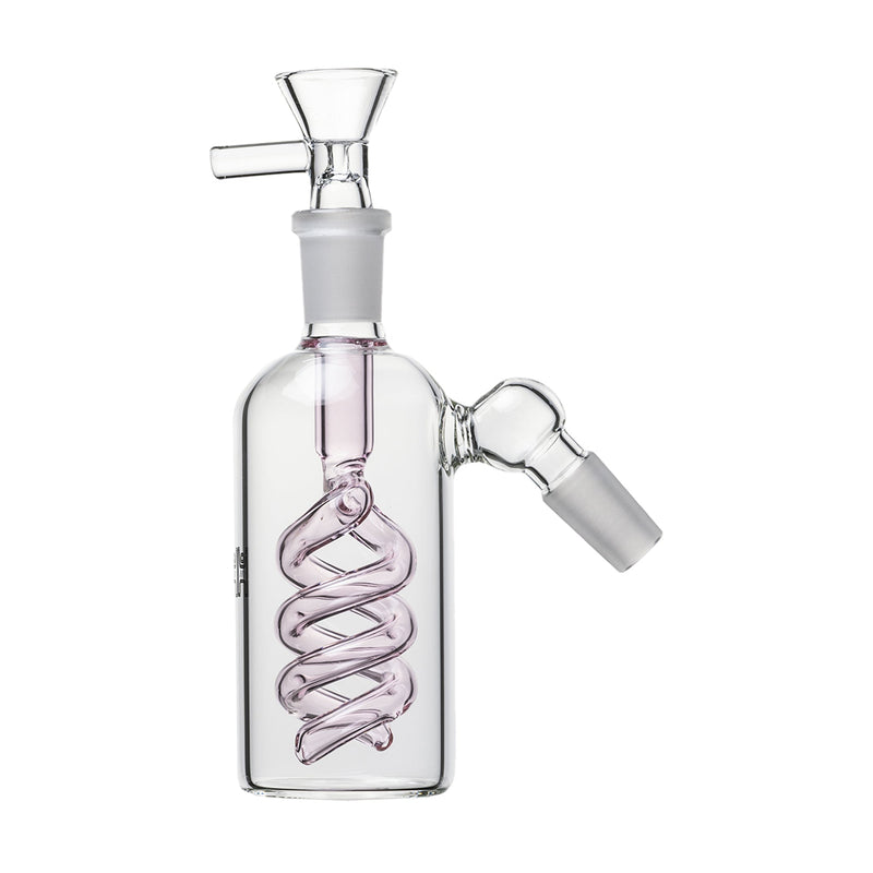 Ash Catcher Spiral Perc con Flower Bowl 14mm Human Grade