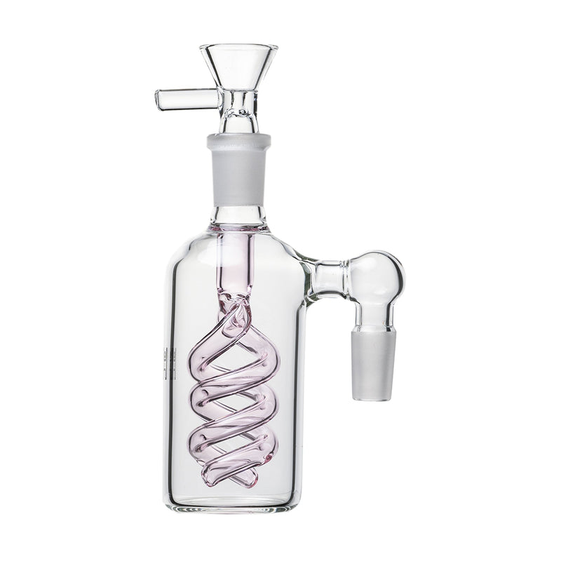 Ash Catcher Spiral Perc con Flower Bowl 14mm Human Grade