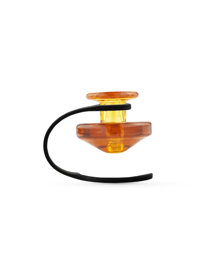 Carb Cap Puffco Peak de Precisión en Amarillo