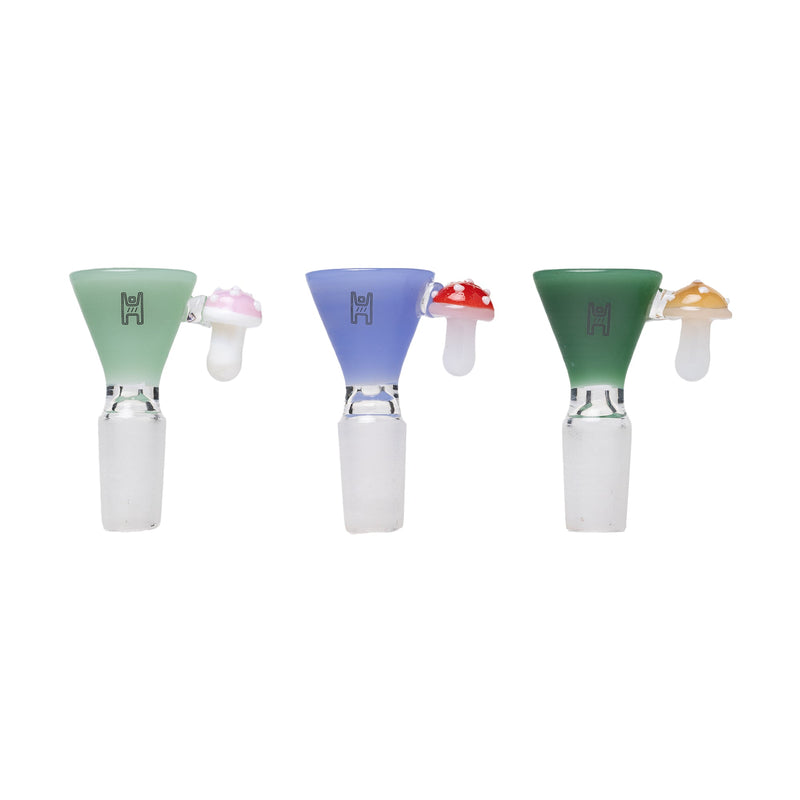 Bowls de Vidrio con Mango 14mm Macho (Set x3)