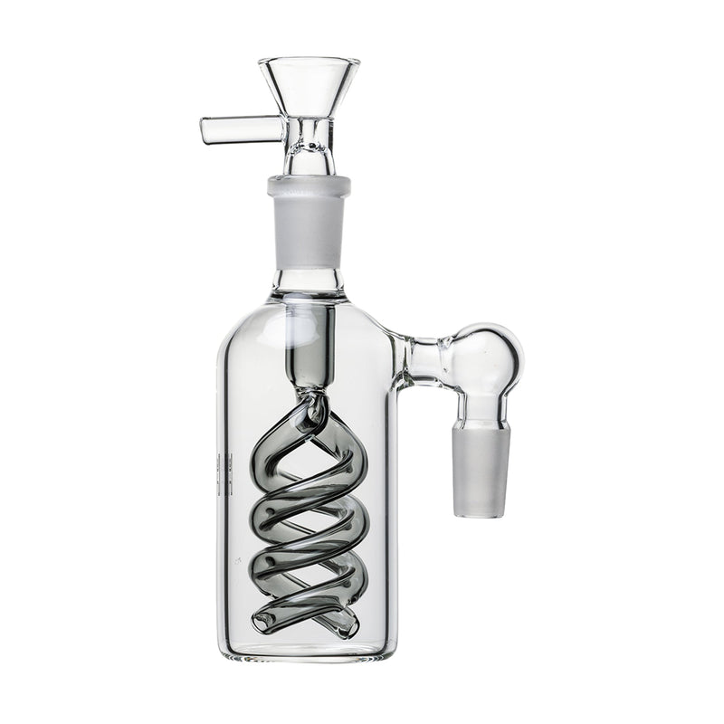 Ash Catcher Spiral Perc con Flower Bowl 14mm Human Grade