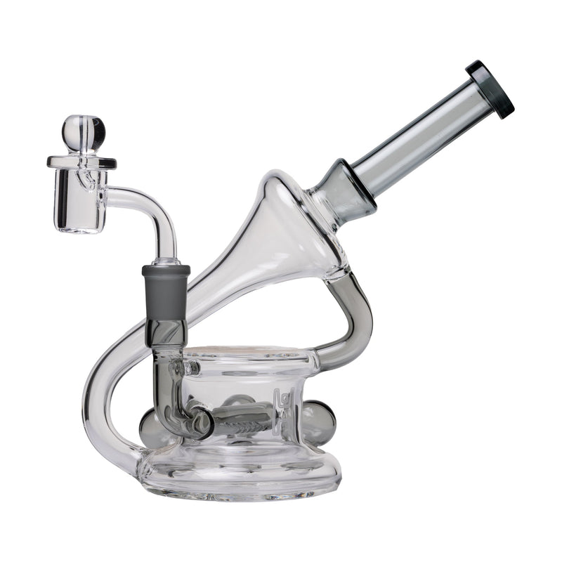 Dab Rig Recycler de 7.5" con Triple Marble en Vidrio