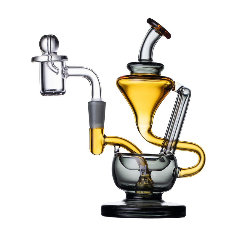 Dab Rig Recycler Compacto de 5" en Borosilicato