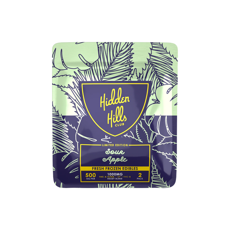 1000MG 2-PACK HEADY BLEND - SOUR APPLE
