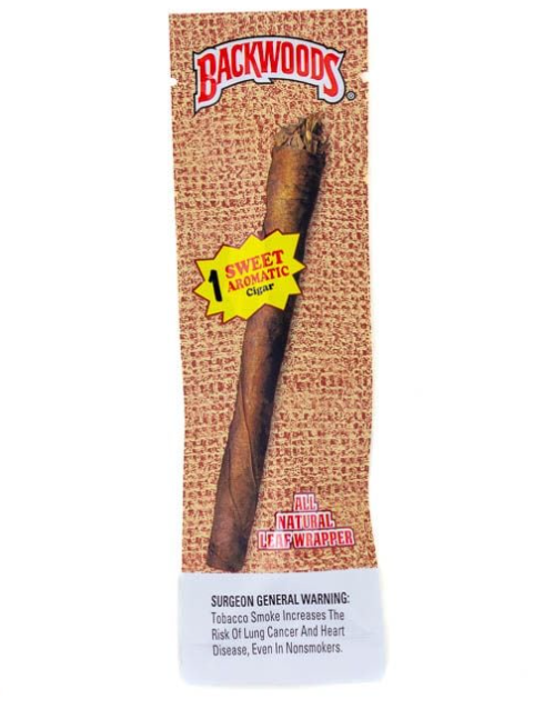 Tabaco Backwoods x1 sobre