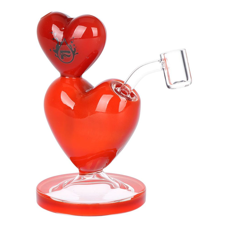 Pulsar Charming Dual Heart Dab Rig en Vidrio