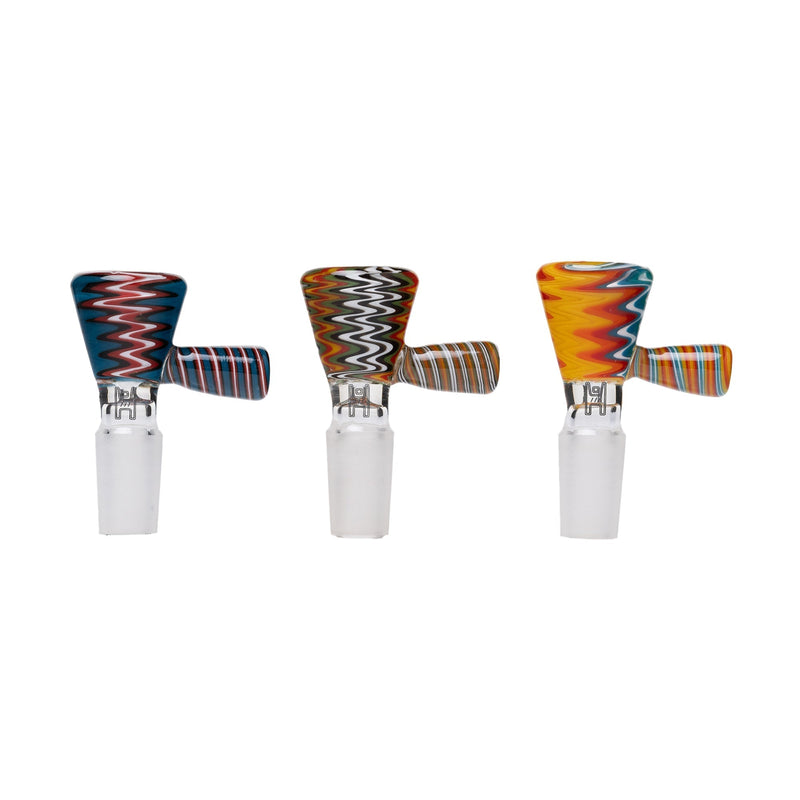 Bowls de Vidrio con Mango 14mm Macho (Set x3)