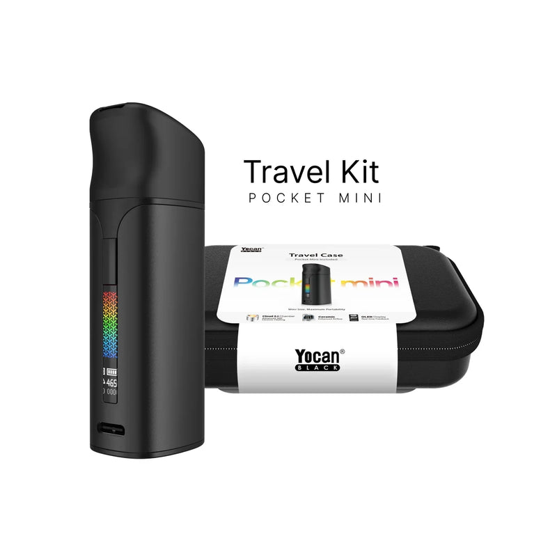 Vaporizador de Cera Yocan Black Pocket Mini Kit de Viaje