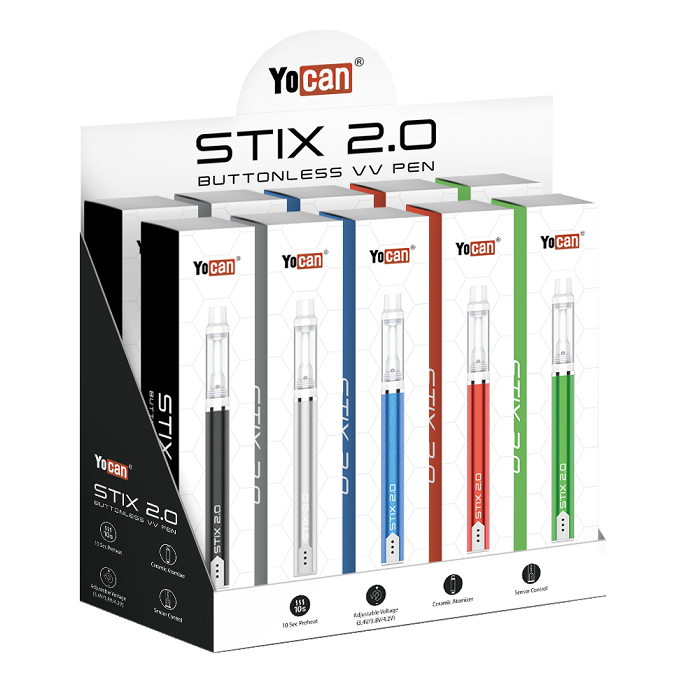 Vaporizador de Oil Yocan Stix 2.0 Pen - Caja de 10