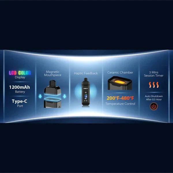 Vaporizador de Hierba Seca Yocan Vane 2 Compacto