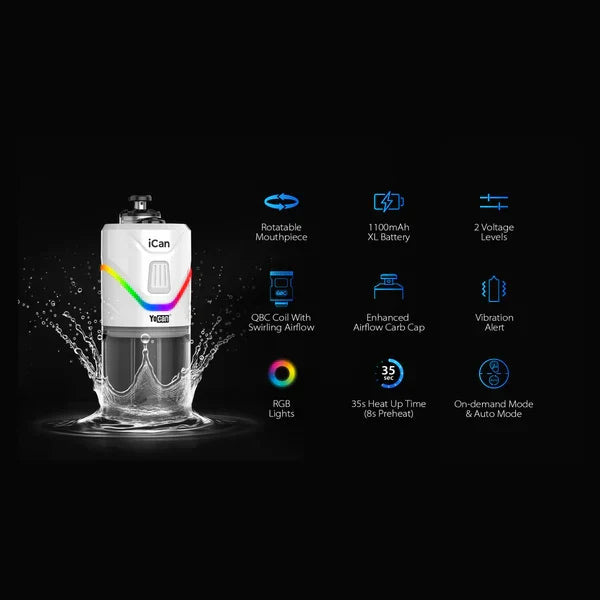 Vaporizador de Cera Yocan iCan E-Rig Portátil 1100mAh