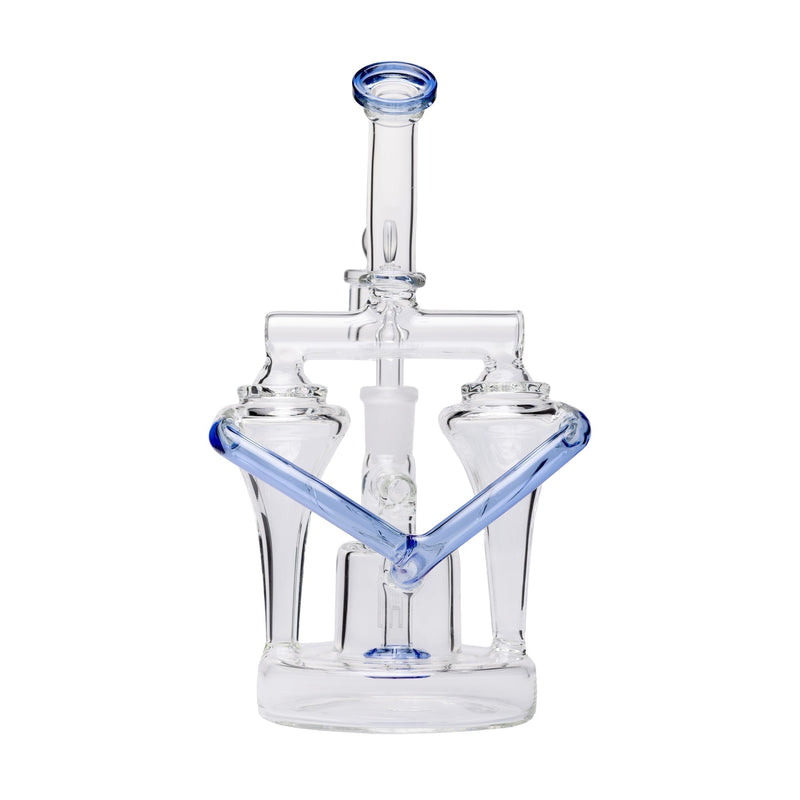 Dab Rig Recycler Dual Uptake en Vidrio de Borosilicato