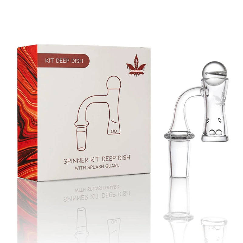 Kit Banger Cuarzo Aleaf 14mm + Carb Cap y Terp Pearls