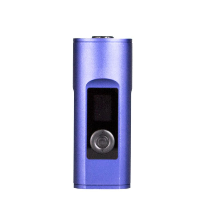Metallic blue Arizer Solo II vaporizer with screen and powerful battery