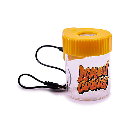 Stash Jar Hermético con Lupa y Luz LED Smokerolla