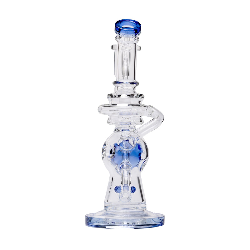 Dab Rig Recycler Swiss de 7" con Banger de Cuarzo