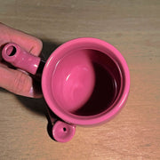 Ceramic Pink Stoner Girl Mug Hand Pipe On sale