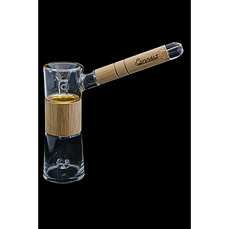 Bubbler Connect en Madera Natural y Vidrio Soplado