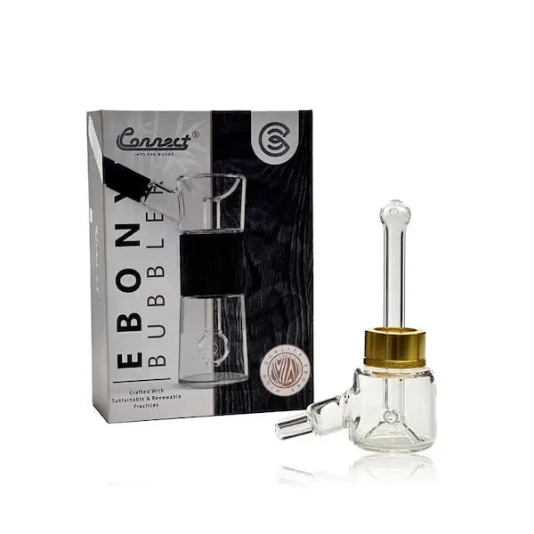Bubbler Connect en Madera Natural y Vidrio Soplado