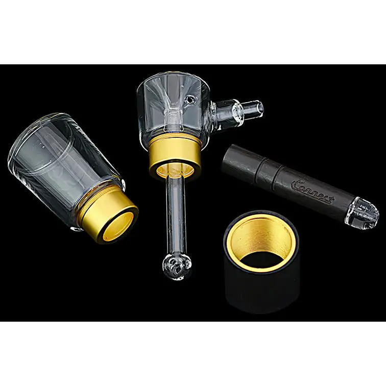 Bubbler Connect en Madera Natural y Vidrio Soplado