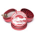 Red Croc Crusher Herb Grinder With Diamond Teeth And Teflon Glide Ring