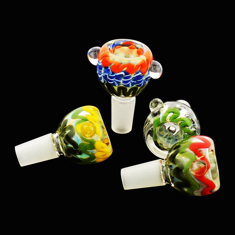 Bowl Slide de Vidrio 14mm Macho Artistic Twirl