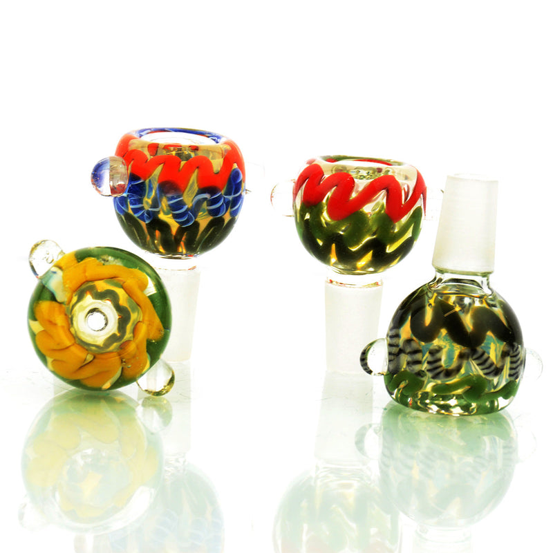 Bowl Slide de Vidrio 14mm Macho Artistic Twirl