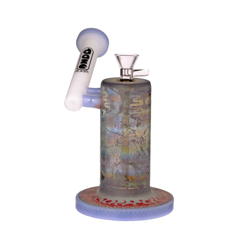 Daze Glass Sidecar Dab Rig Recycler Arte Asiático