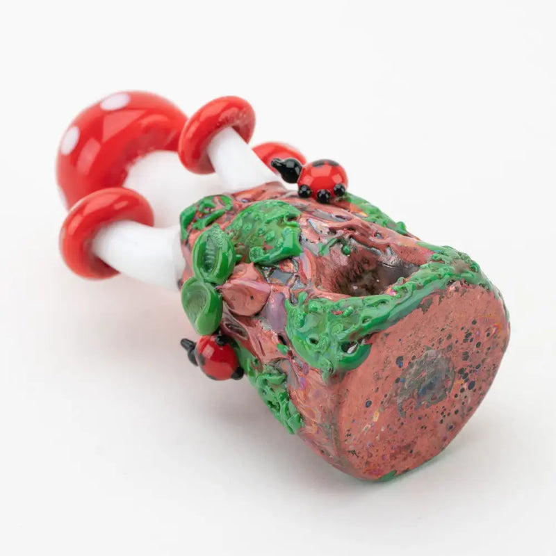 Pipa Novedosa Empire Glassworks Hongos en Vidrio