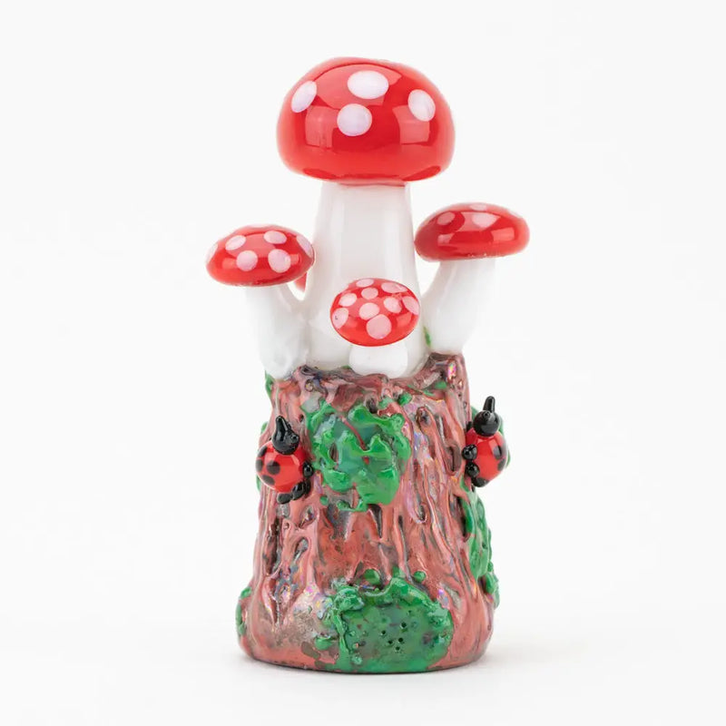 Pipa Novedosa Empire Glassworks Hongos en Vidrio