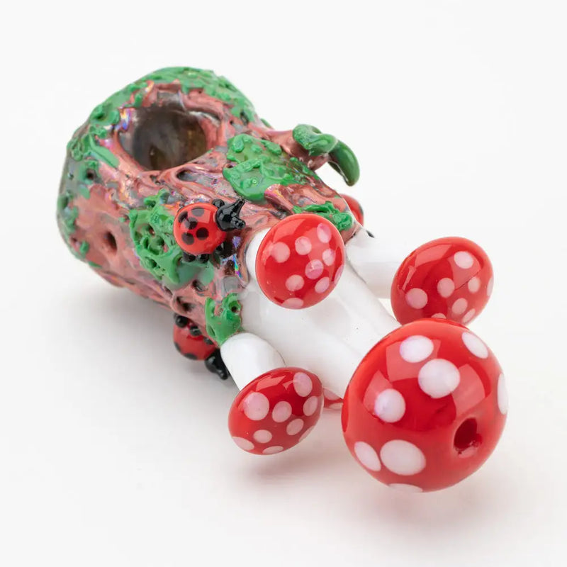 Pipa Novedosa Empire Glassworks Hongos en Vidrio