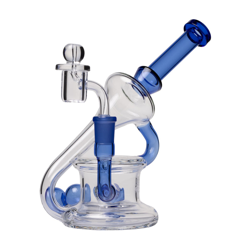 Dab Rig Recycler de 7.5" con Triple Marble en Vidrio