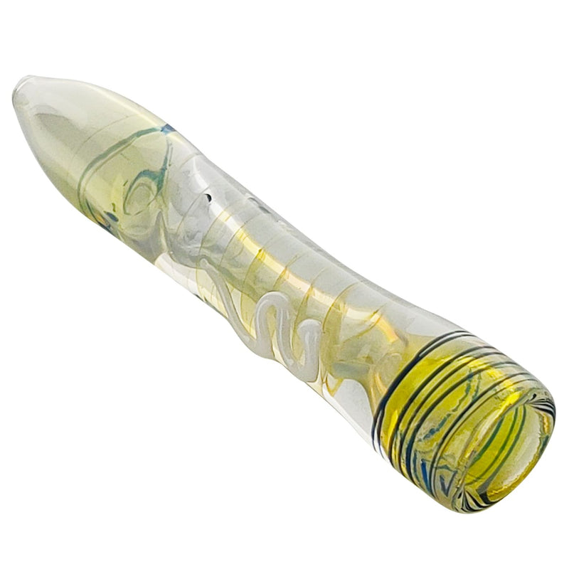 Gold Fumed Spiral Chillum On sale