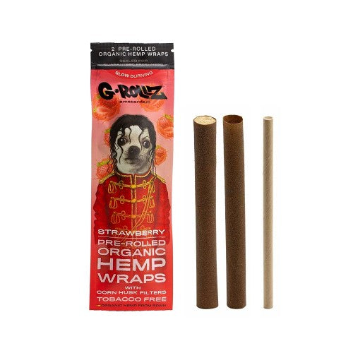 G-Rollz Pet Rock 4 Organic Hemp Wraps with Filters