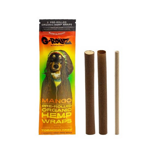 G-Rollz Pet Rock 4 Organic Hemp Wraps with Filters