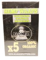 BLUNT HEMP WRAPS x5 x25  ORGANICO XL
