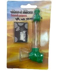 PIPA BLISTER SET VIDRIO  CALAVERA + MALLA
