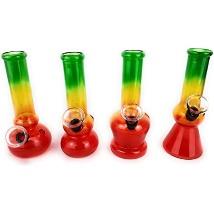 BONG VIDRIO PEQUEÑO  RASTA