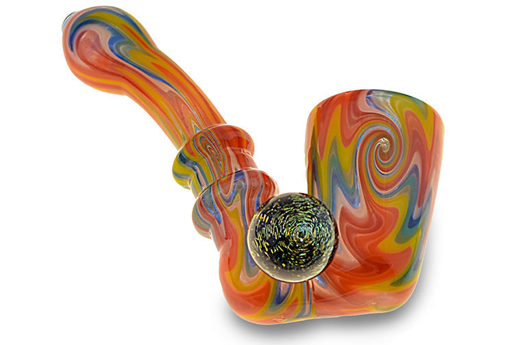 Pipa Sherlock Dichroic Marmoleada 4.2" - Pipa de Mano