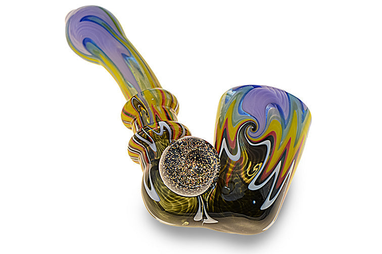 Pipa Sherlock Dichroic Marmoleada 4.2" - Pipa de Mano